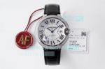 Swiss Copy Cartier Ballon Bleu 42mm Automatic Watch White Dial Diamond Bezel